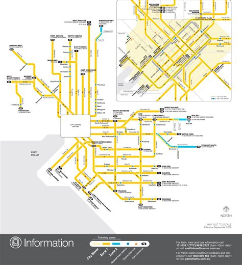 Melbourne Tram Map (light Rail) - MapSof.net