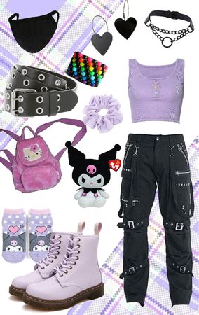 Kuromi & My Melody Outfit | ShopLook Kuromi Outfit Aesthetic, Sanrio Aesthetic Outfits ...