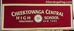 .CHEEKTOWAGA CENTRAL HIGH SCHOOL- Custom FELT BANNERS