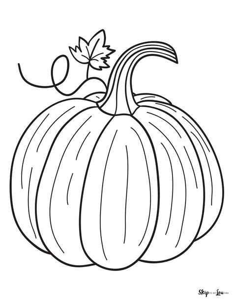 Pumpkin Coloring Pages For Kids To Print