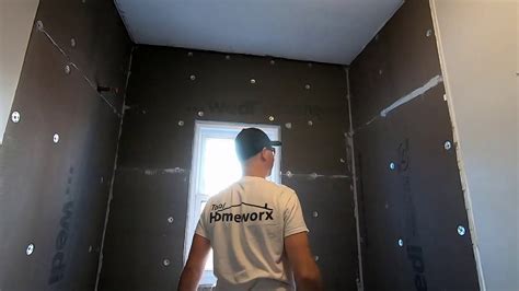 Installing WEDI Tile Backer Tub Surround - YouTube