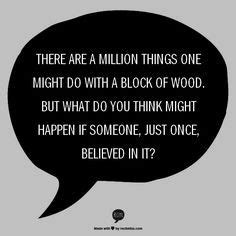 mr magorium's wonder emporium block of wood - Google Search | Inspirational quotes, Quotations ...