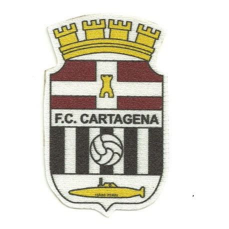 Textile patch F.C. CARTAGENA 2,5cm x 4cm - Los Parches