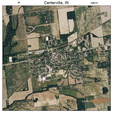 Aerial Photography Map of Centerville, IN Indiana