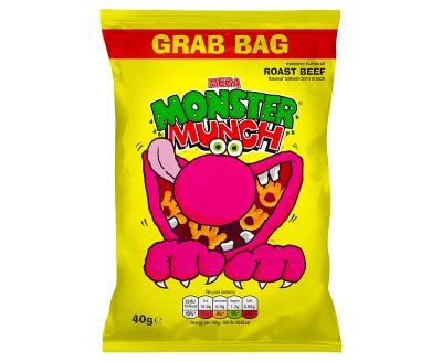 Mega Monster Munch Roast Beef (40g x 30 Bags) - Rainford Online Trading