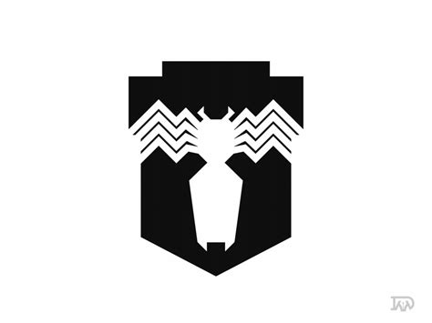 Venom Badge black by Diego Messori on Dribbble