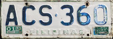 Philippines – Jeff's License Plates