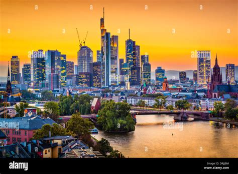 Frankfurt, Germany city skyline Stock Photo - Alamy