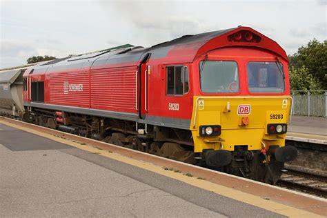 British Rail class 59 diesel locomotive 59203, Westbury. 2… | Flickr