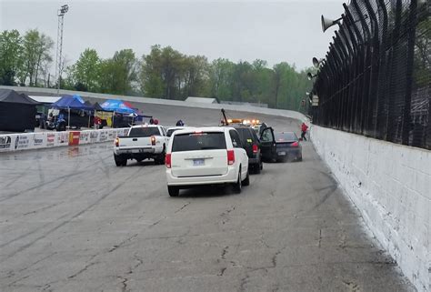 Track drying begins at Salem Speedway - ARCA Racing