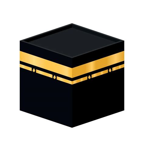 Kaaba Mecca Icon Clipart Vector Illustration Design for Hajj and Eid ...