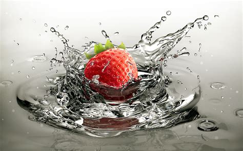 Strawberry Splash on Behance