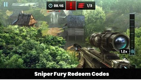 Sniper Fury Redeem Codes June 2023 [NEW]