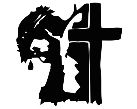 Jesus Cross Silhouette at GetDrawings | Free download