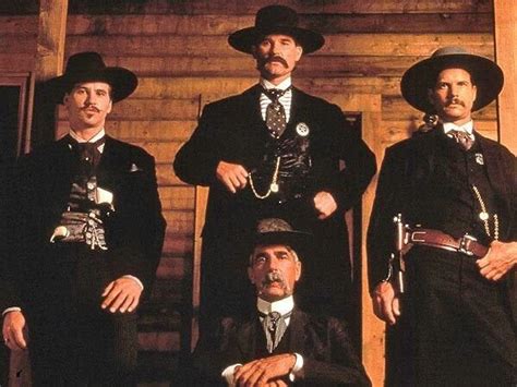 Tombstone 1993 Kurt Russell Sam Elliott Wyatt Earp Val Kilmer as Doc ...