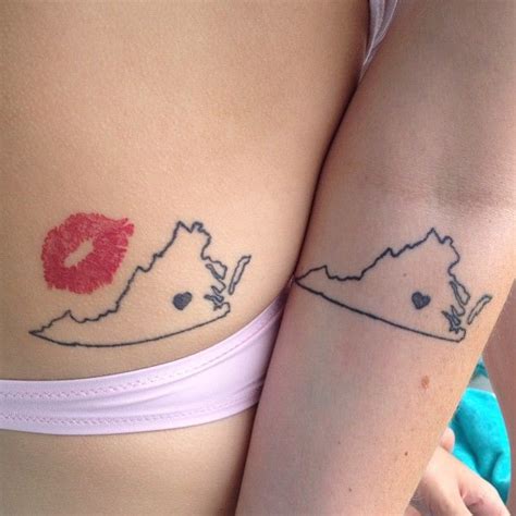 Virginia Tattoo - Would love this if the heart was over Giles!!! | Virginia tattoo, Tattoos ...