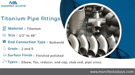 Titanium Pipe fittings | Ti Alloy Elbow / Tee Supplier in India