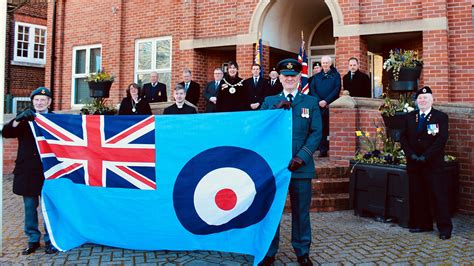 Flag raising ceremony marks anniversary of Royal Air Force