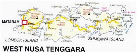 WEST NUSA TENGGARA MAP