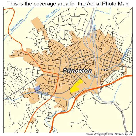 Aerial Photography Map of Princeton, WV West Virginia