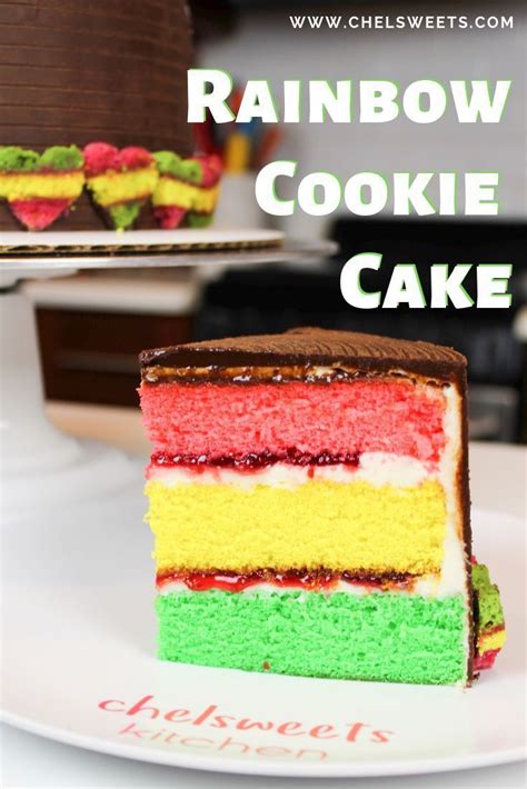 Rainbow Cookie Cake: Your Favorite Cookie in Cake Form | Recipe | Rainbow cookie cake, Cookie ...