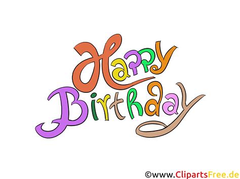 Happy Birthday Clip Art Computer