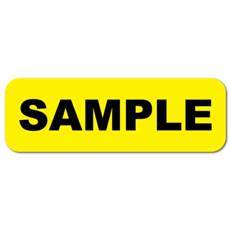 "Sample" Stickers