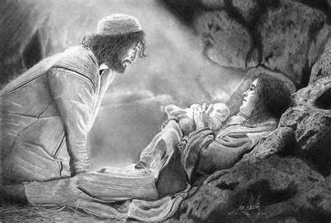 Pencil Drawings Of Jesus With Baby - pencildrawing2019