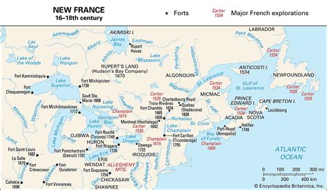 Samuel De Champlain Route Map