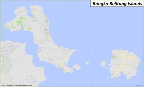 Belitung Island Map | Indonesia | Detailed Maps of Belitung Island