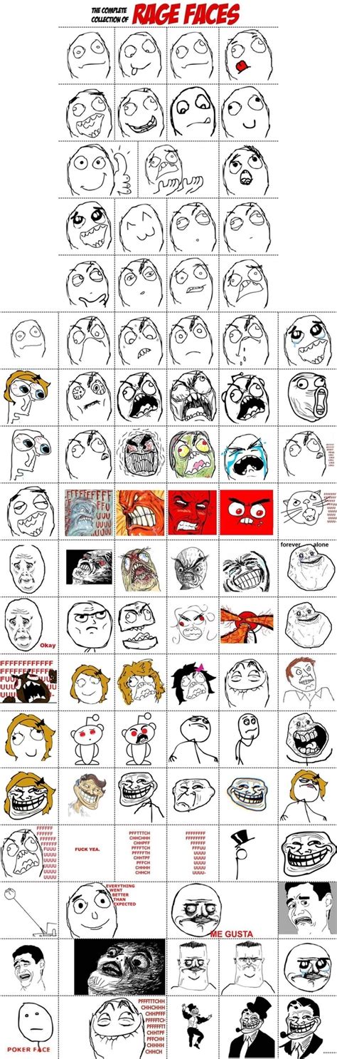 All The Rage Faces [PIC]