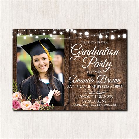 Graduation Party invitation Class of 2021 party High School | Etsy