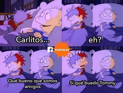 rugrats | Aventuras en pañales, Memes de carlos, Memes español graciosos