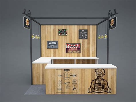 Food Festival Booth Design on Behance | Booth design, Food stand design, Food stall design