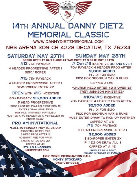 Danny Dietz Memorial — USA Roping Calendar