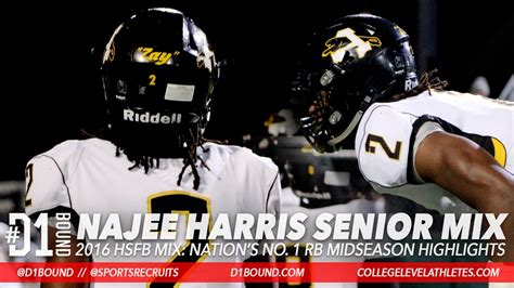 Najee Harris Senior Football Highlights: Nation's No. 1 Ranked RB (Antioch) Alabama Commit - YouTube