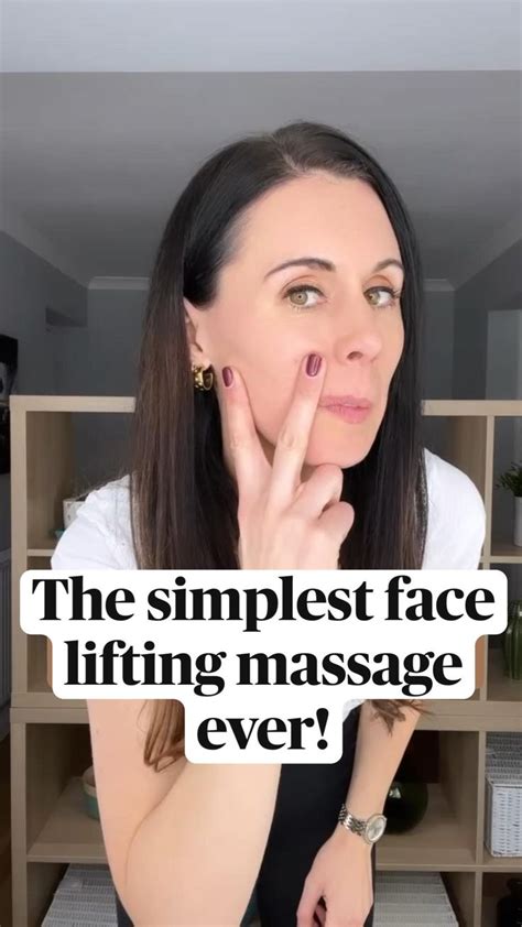 The simplest face lifting massage ever! | Face yoga facial exercises, Facial massage routine, Facial