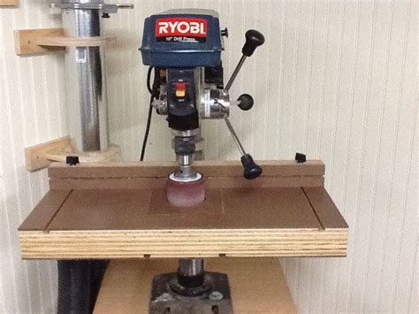 Plans to build Drill Press Sanding Table Plans PDF Plans