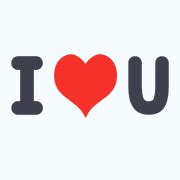 "I heart You" Emoticon