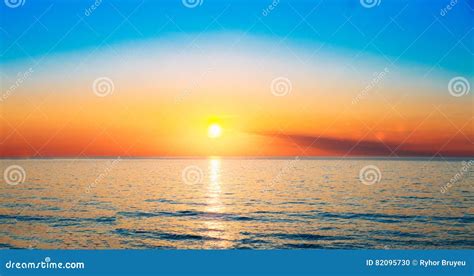 Ocean Horizon Sunrise