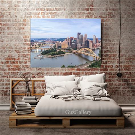 Pittsburgh Skyline Photography, Pittsburgh Skyline Canvas, Pittsburgh ...