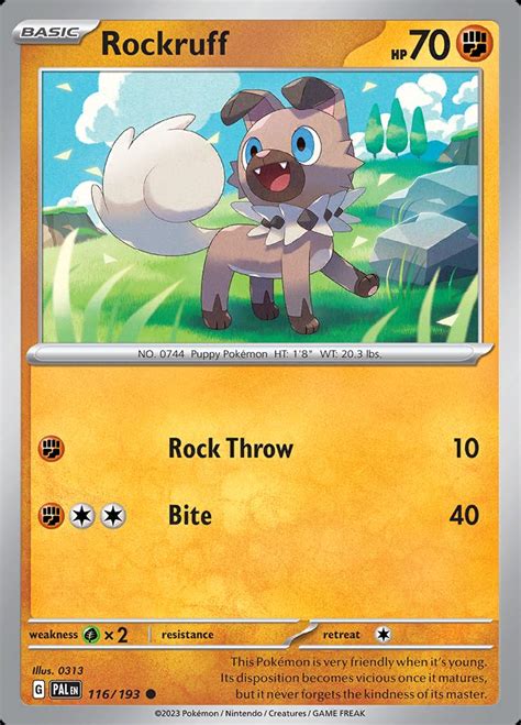 Rockruff #116 Prices | Pokemon Paldea Evolved | Pokemon Cards