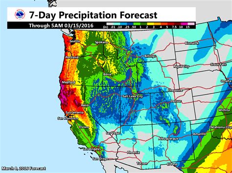 10 Day National Forecast Map - 02/2022