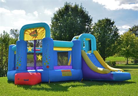 Bounceland Pop Star Inflatable Bounce House Bouncer, Inflatable ...