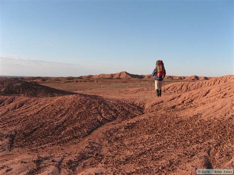 Painted Desert-Petrified Forest backpacking trip: Day 3 - on 'The ...