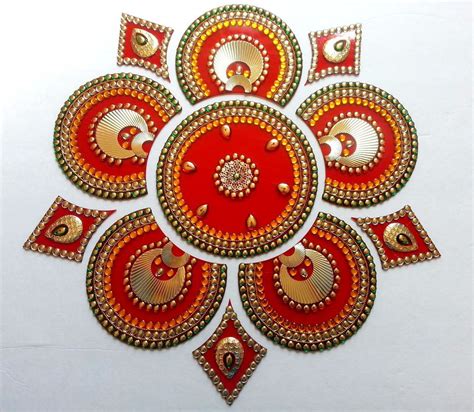 Rangoli Indian Wedding Diwali decor Hindu, kundan rangoli, Acrylic ...