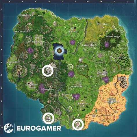 Fortnite Clock Tower, Pink Tree and giant Porcelain Throne locations ...