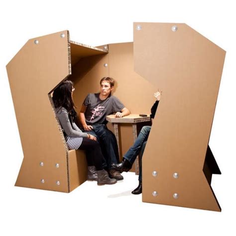 Branded fully recyclable Cardboard meeting Room | Creative Output