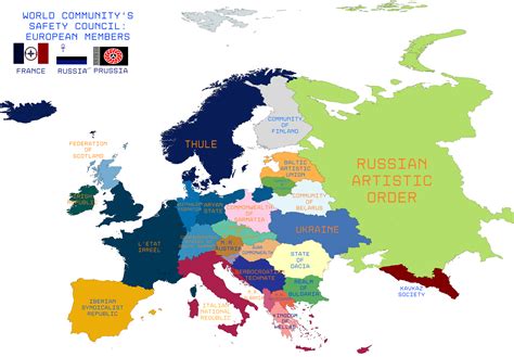 A map of Red Flood's Europe in 2022 I made (France wins the cold war ...