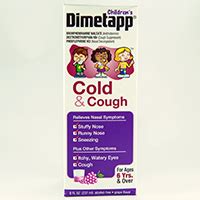 Dimetapp Cold And Cough Dosage Chart By Weight - Chart Walls